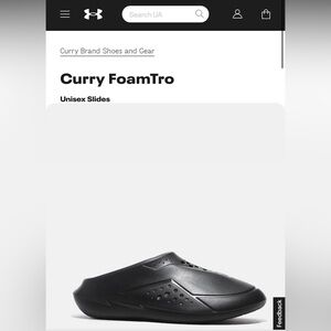 Under Armour Black FoamTro Slides